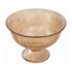 Centro de mesa 22cm com Pé Graffiatto Âmbar